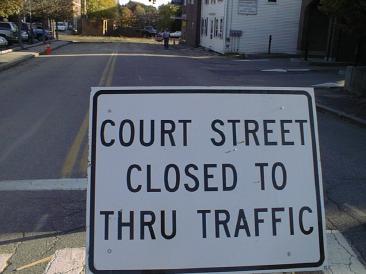 Court Street Closed