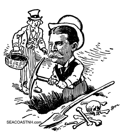 horace porter and uncle sam cartoon