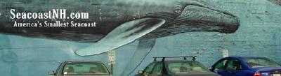 Painted whale in Portsmouth parking lot / SeacoastNH
