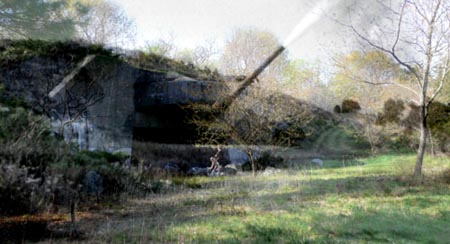 Artillery gun collage at Fort Dearborn (c) Richard Moore