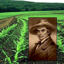 Farmer Daniel Webster on his farm / Photo by Gail Rousseau