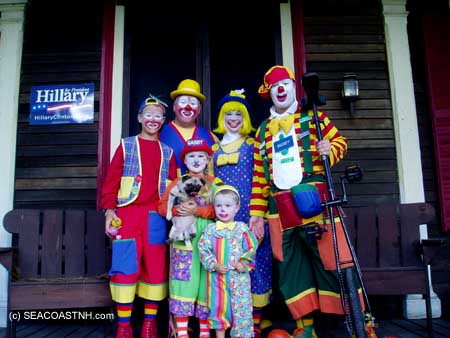 The Jolley Clown Family at Hibbard House, Bath, NH  (c) SeacoastNH.com 
