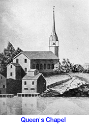 Queen's Chapel in Portsmouth, now St. John's Episcopal