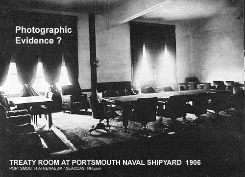 Treaty Room in Kittery, 1905 / Portsmouth Athenaeum/ SeacoastNH.com