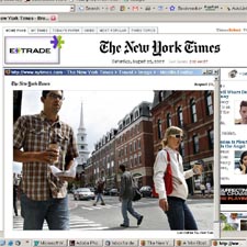 New York Times Discovers Portsmouth, NH, August 24, 2007