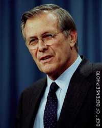 Ex Secretary of Defense Donald Rumsfeld