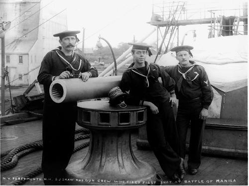 USS Olympia gunners