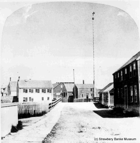 Liberty Pole and Bridge, Portsmouth, NH / (c) Strawbery Banke Museum Archive