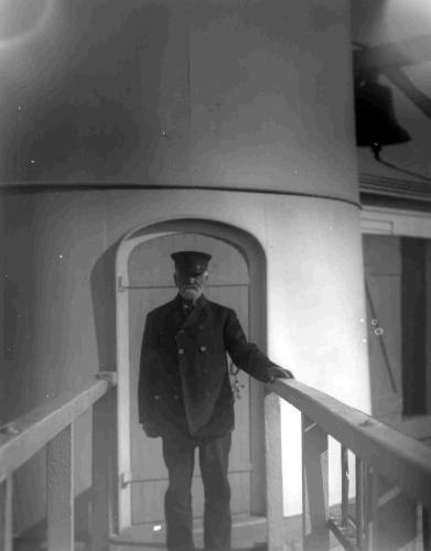 Portmouth Harbor Lighthouse Keeper Joshua Card / Strawbery Banke Archive