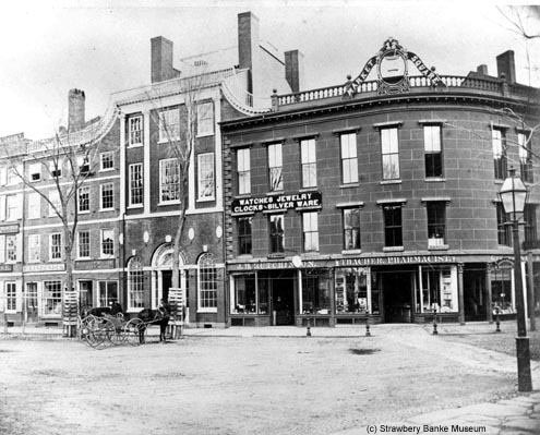 Market Square 1870 (c) Strawbery Banke Museum Archive