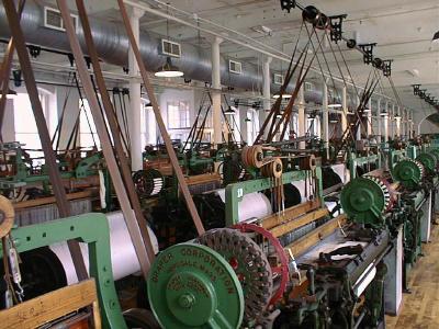 Textile mill exhibit