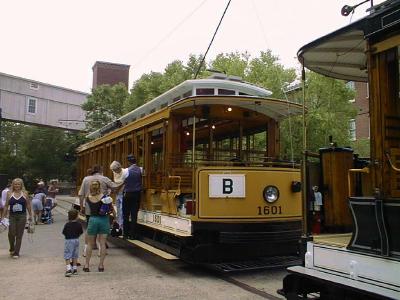 Electric Trolley linking Lowell State Park exhibits