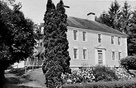 Moulton House in mid-20th century tourism brochure / SeacoastNH.com