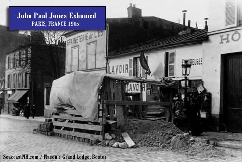 John Paul JOnes exhumation 1905 / SeacoastNH.com