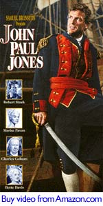 VHS release of 1959 movie John Paul Jones with Roberts Stack/SeacoastNH.com