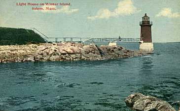Winter Island Light postcard