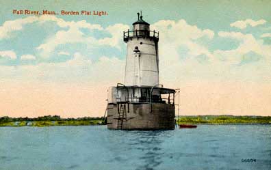 Fall River. MA early postcard from Lighthouse.cc Archive