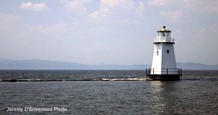 Vermont Lighthouse , Lake CHamplain by Jeremy D'Entremont