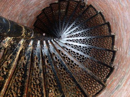 White Lighthouse Stairs