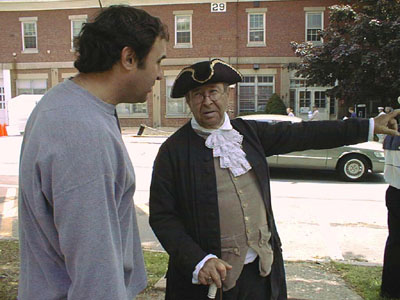 Getting directions during the bicentennial in Kittery, ME