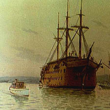 Prison ship in the Piscataqua