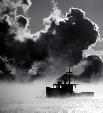 Clouds over Boat (c) Harry Lichtman
