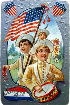 Patriotic Postcard with Kids / SeacoastNH.com