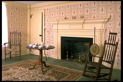 Best parlor where Madame Lear entertained George Washington (c) Frank Clarkson