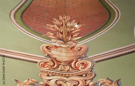 Detail of restored Music Hall/ Dan Gair photo
