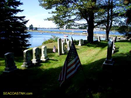 Riverside Cemetery just inside New Castle, NH / SeacoastNH.com