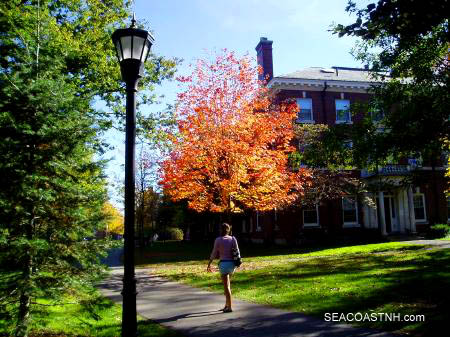 Fall scene at Phillips Exeter, Exeter, NH / SeacoastNH.com