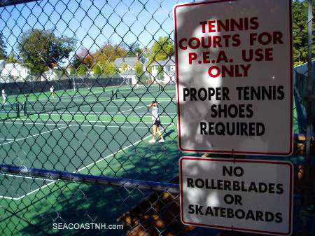 PEA Tennis Courts, Exeter, NH/ SeacoastNH.com