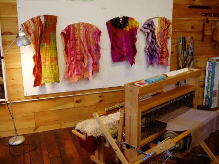 Artist loom and crafts on display in Rollinsford, NH