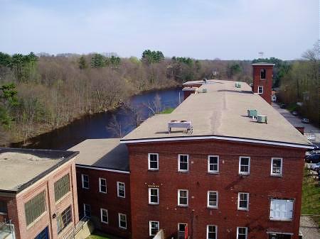 Salmon Falls River from third floor of Mill building