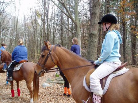 Equestirans on the trail in the Old East 