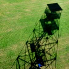 Shadow of fire tower from top in Stratham / SeacoastNH.com