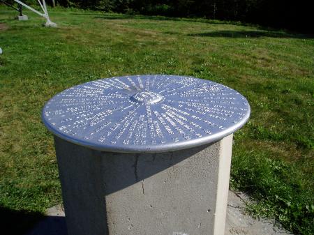 360 degree marker on Stratham Hill / SeacoastNH.com