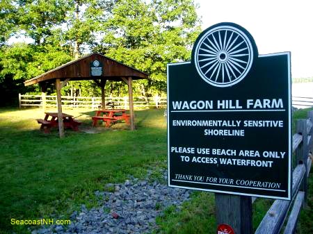 Covered picnic area on water at Wagon Hill / SeacoastNH.com